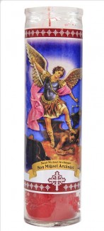 CANDLE RELIGIOUS ST. MICHAEL