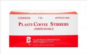 COFFEE STIRRERS 8″ BLACK 500CT
