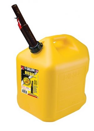 GAS CAN 5 GAL YELLOW