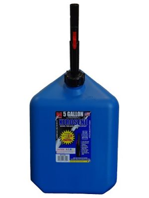 GAS CAN 5 GALLON KEROSENE BLUE
