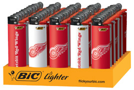 BIC LIGHTER LIMITED RED WINGS
