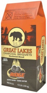 CHARCOAL GREAT LAKES 3.9LB 1CT