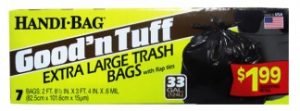 GOOD’N TUFF XL TRASH BAG 33GAL