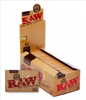 RAW ROLLING PAPER 1 1/2 25CT