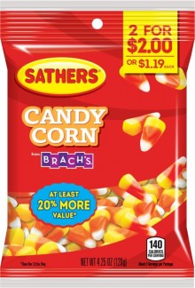 SATHERS 2/$2 CANDY CORN 4.25OZ