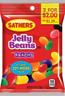 SATHERS 2/$2 JELLY BEANS 4.25OZ