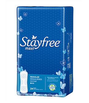 STAYFREE MAXI REGULAR 24CT