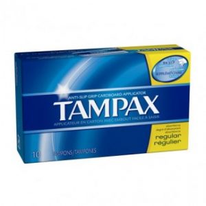 TAMPAX REGULAR 10PK YELLOW